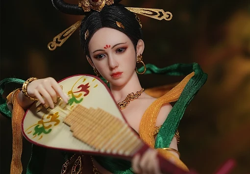 Dunhuang Music Goddess (Red Version)