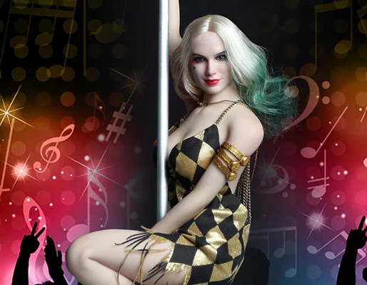 Clown Girl (Harley Quinn, Pole Dancer Version)