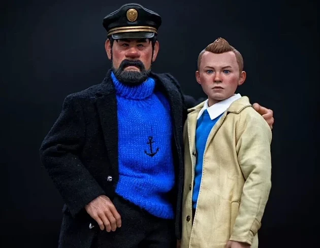 Tintin & Captain Haddock with Detectives (Full Set)