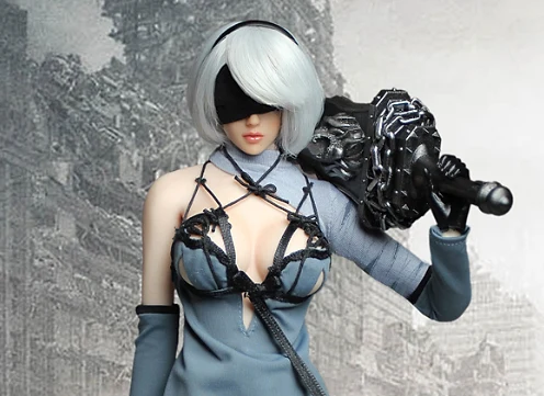 Cyborg Cosplay (2B, Revealing Version)