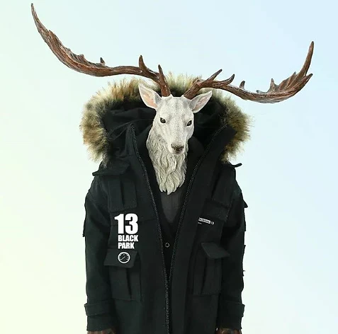 White Longhorn Reindeer