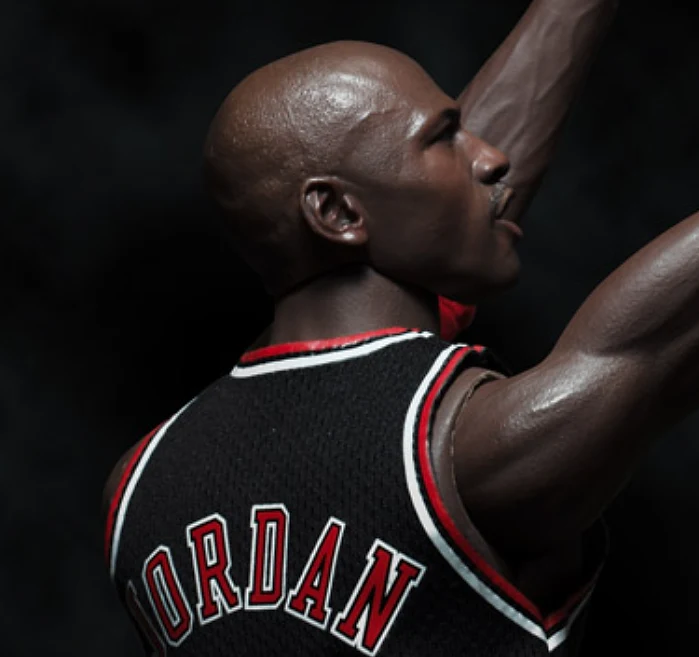 Michael Jordan (Series 2 "Last Shot" Black Jersey #23)