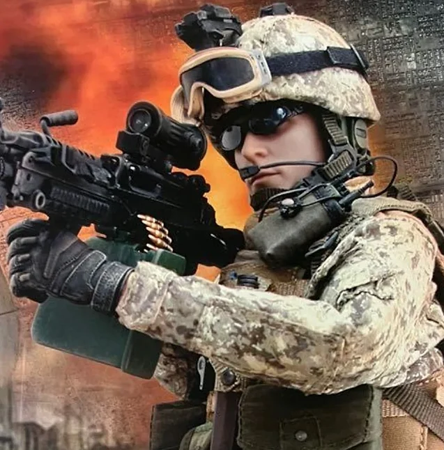 USMC M249 SAW Gunner