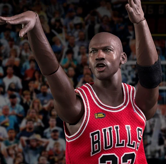 Michael Jordan (Series 2 "The Last Shot" Away Red #23)