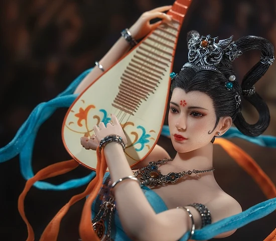 Dunhuang Music Goddess (Blue Version)