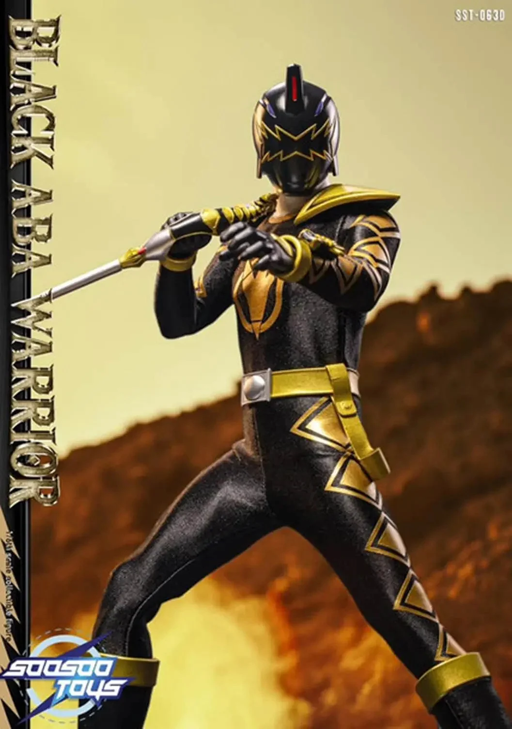 Black Aba Warrior (Black Dino Ranger)