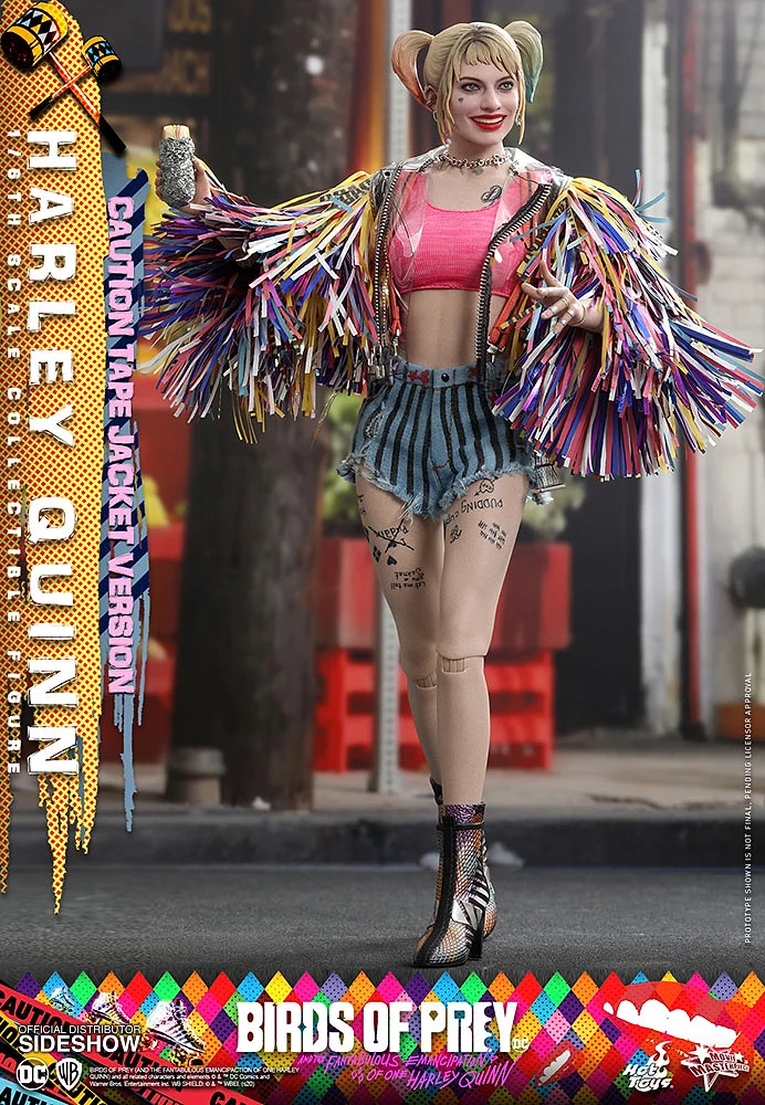 Harley Quinn (Caution Tape Jacket)