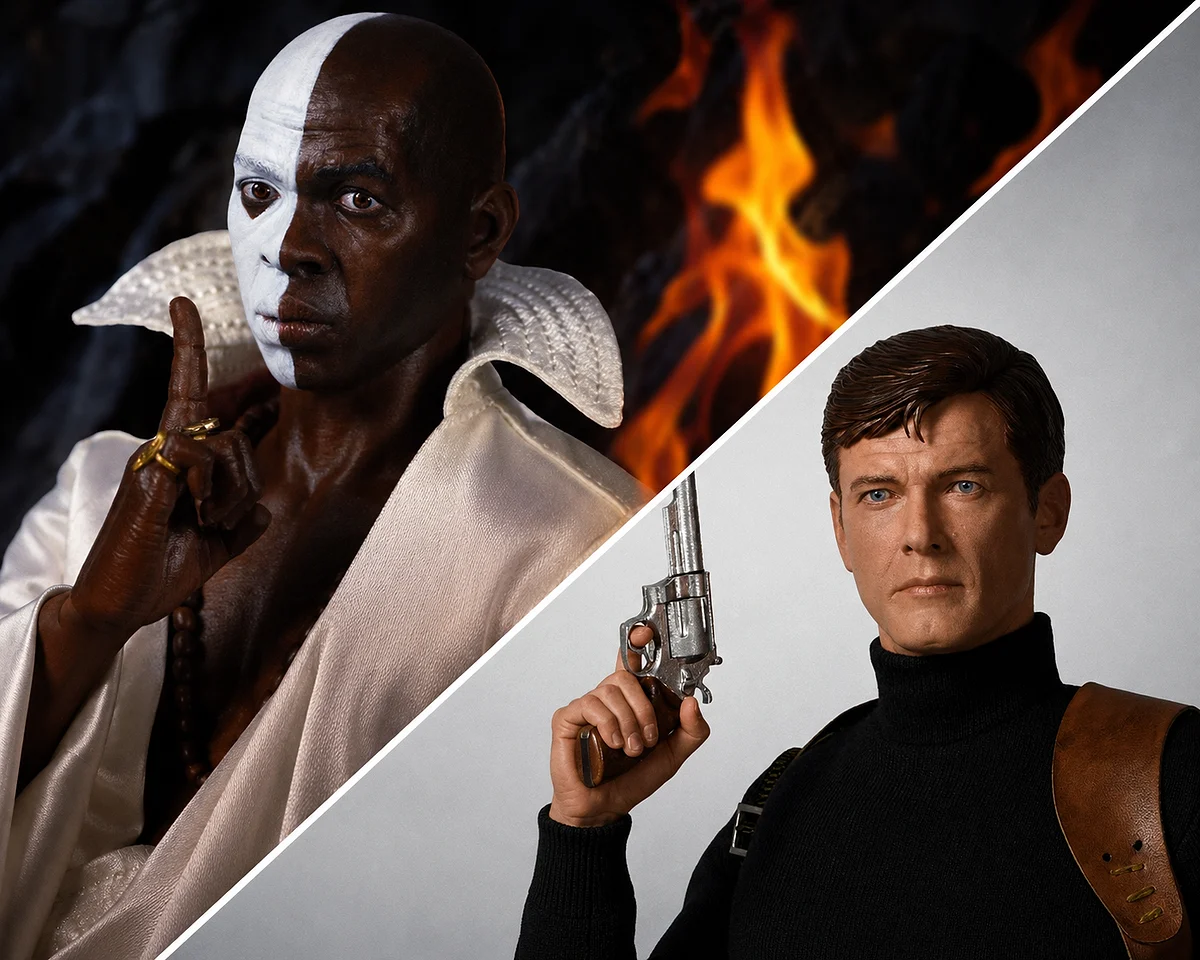 James Bond & Baron Samedi & Solitaire