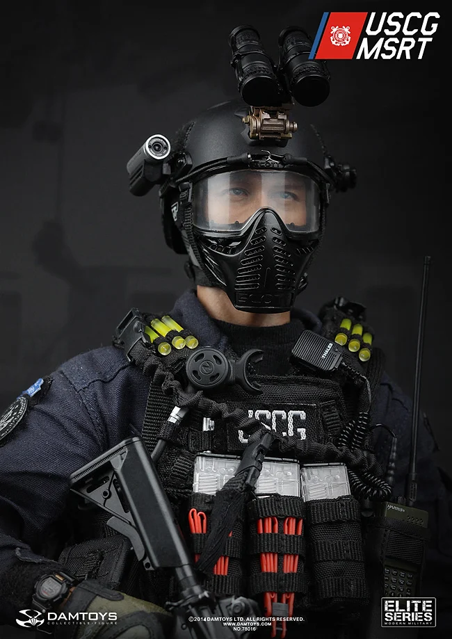 US Coast Guard Maritime Security Response Team operator