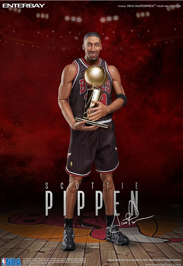 Scottie Pippen (Chicago Bulls #33 — Black Jersey Re-Edition)