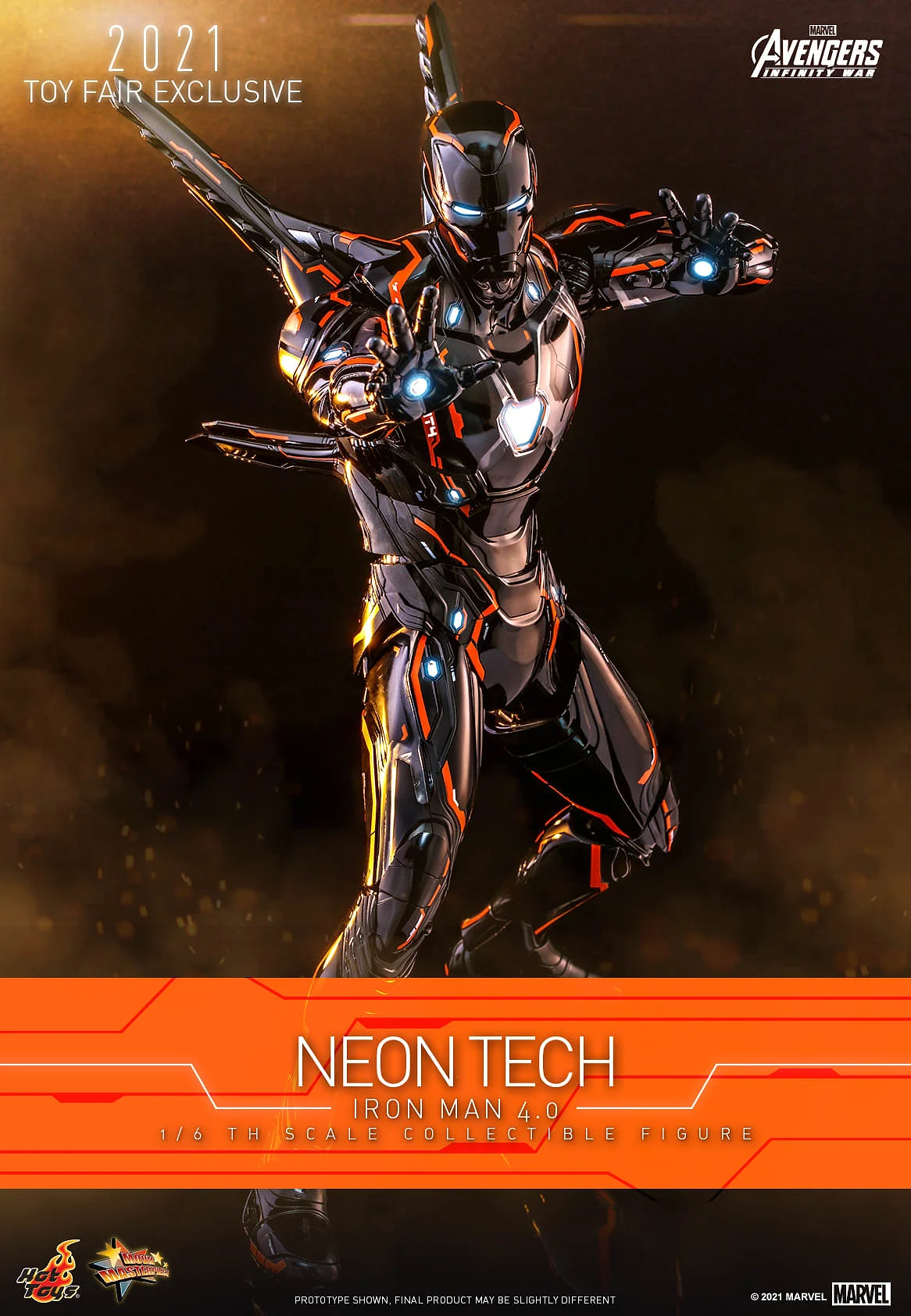 Neon Tech Iron Man 4.0