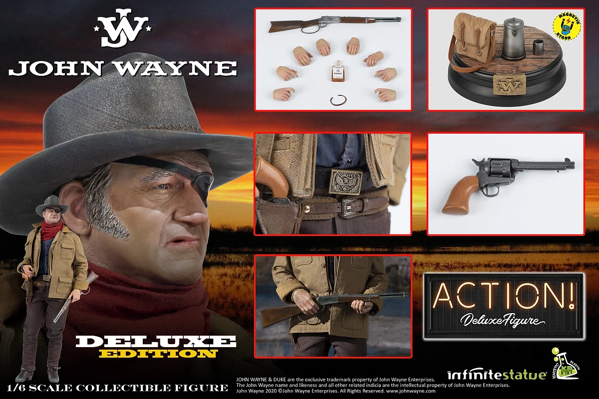 John Wayne as Rooster Cogburn