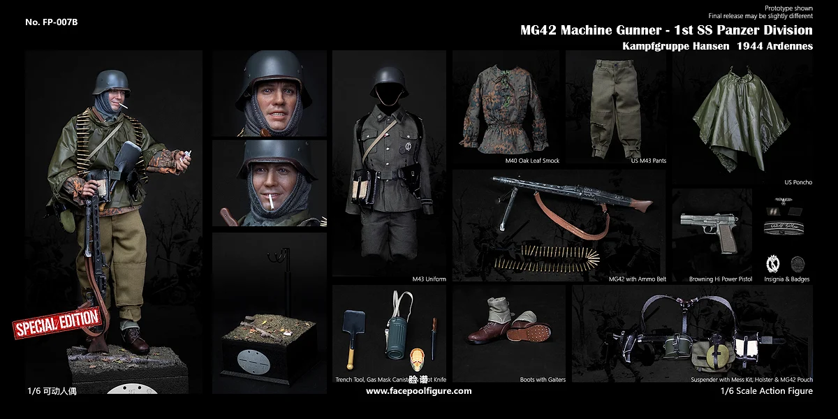 MG42 Machine Gunner at Ardennes