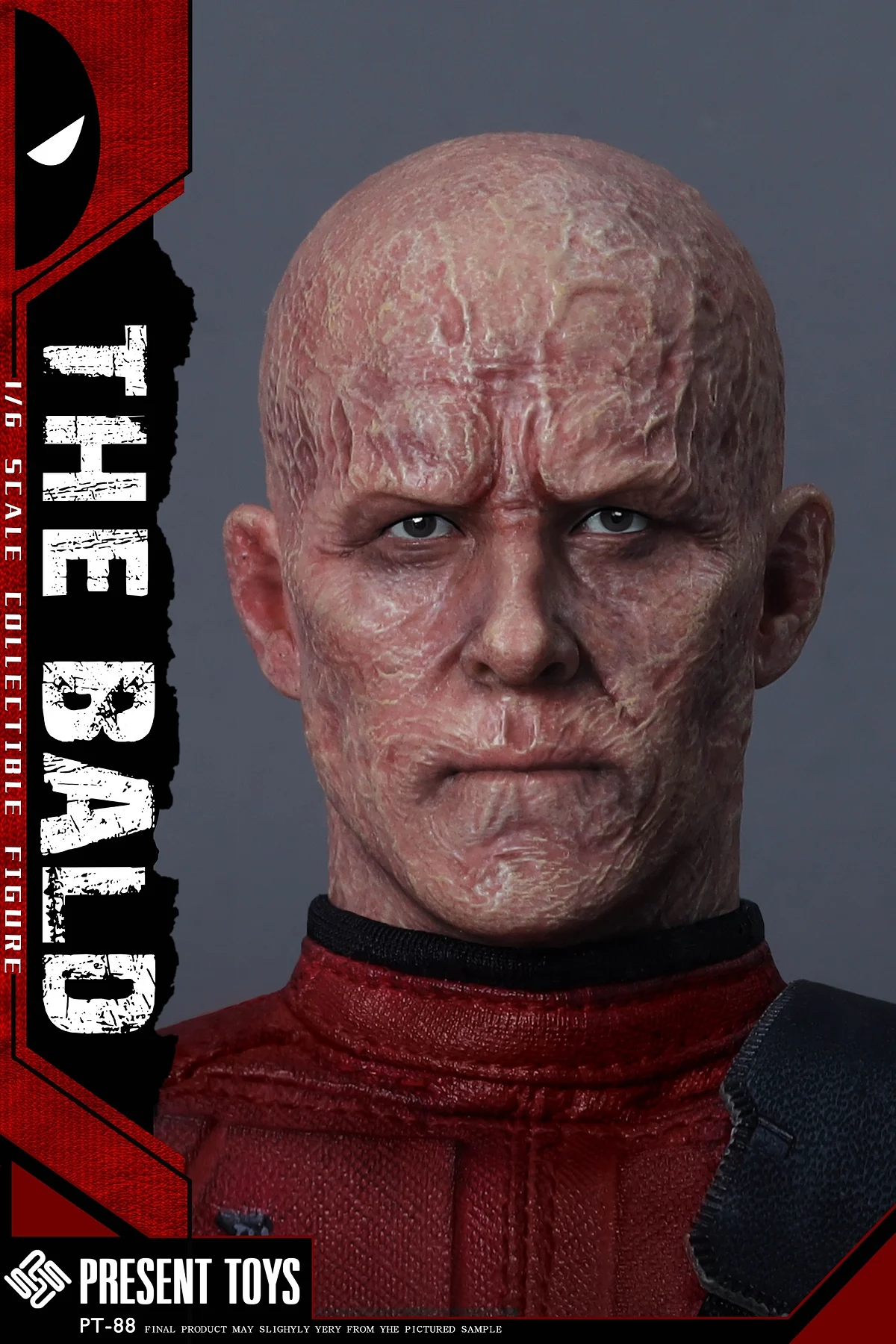 Bald Merc Head Sculpt (Wade Wilson)