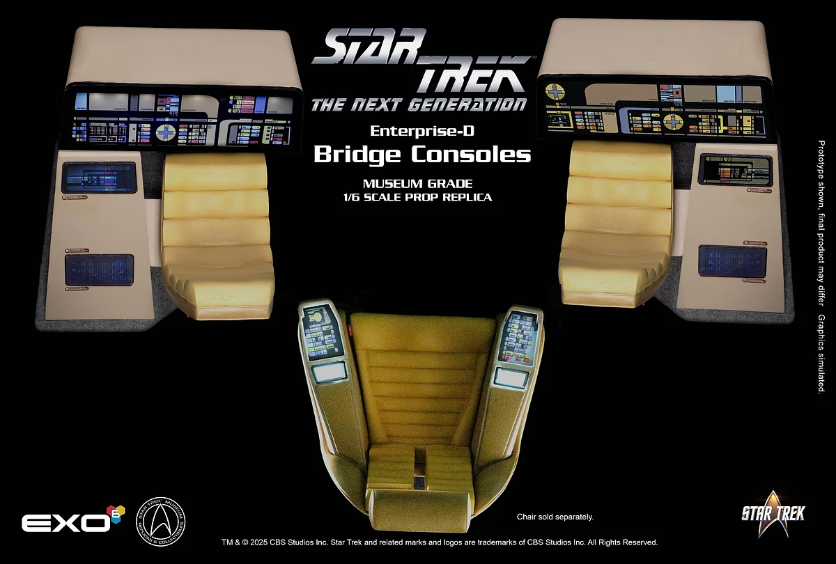 Enterprise-D Bridge Consoles Set
