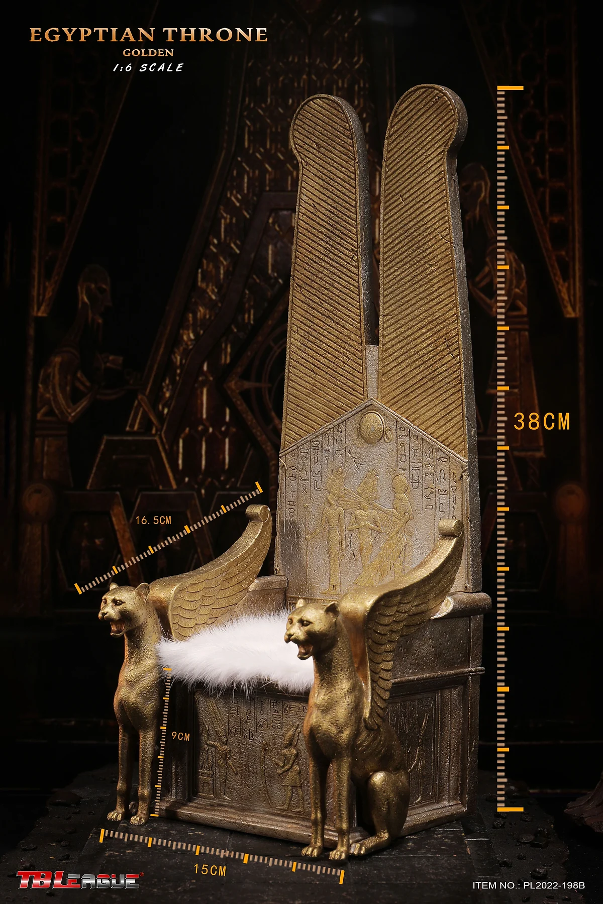 Egyptian Throne (White)