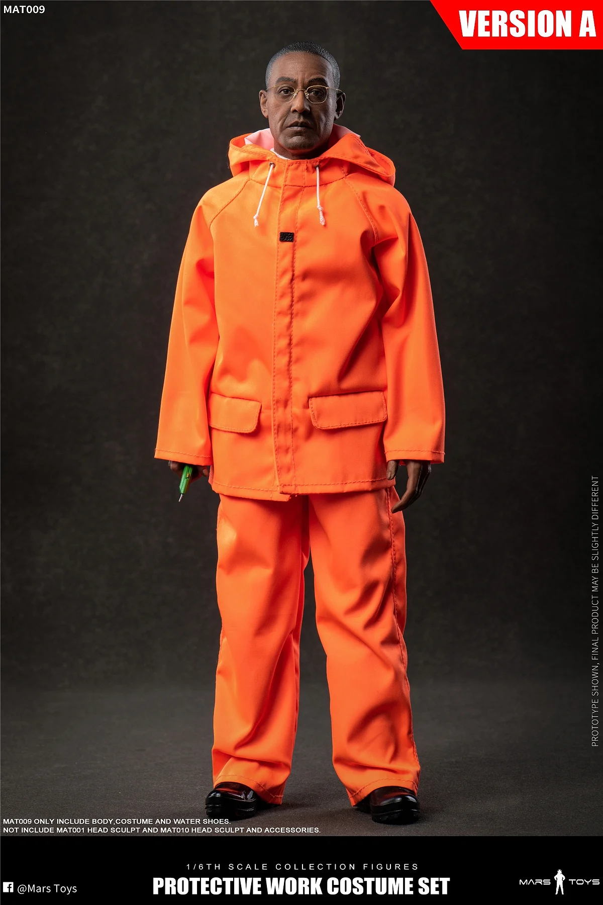 Orange Hazmat Suit Set (Gus Fring)
