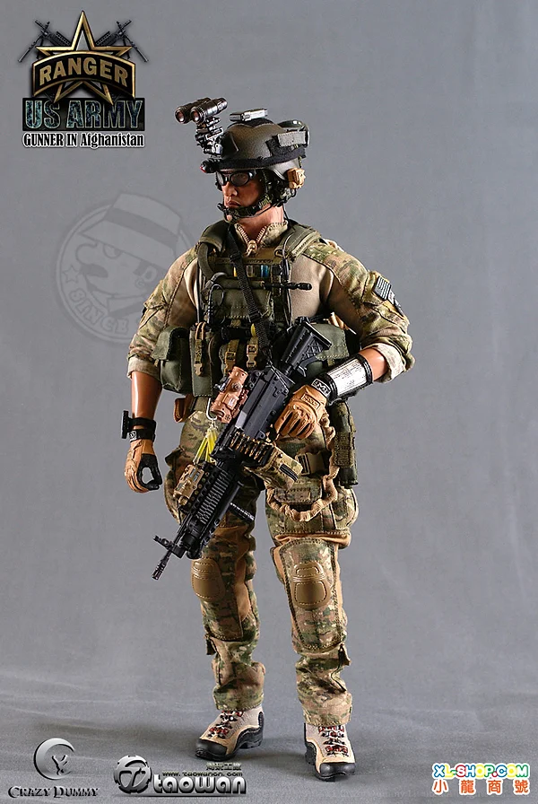 US Army 75th Ranger Regiment machine gunner