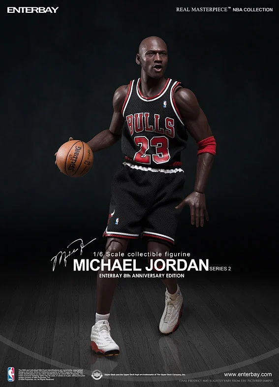 Michael Jordan (Series 2 "Last Shot" Black Jersey #23)