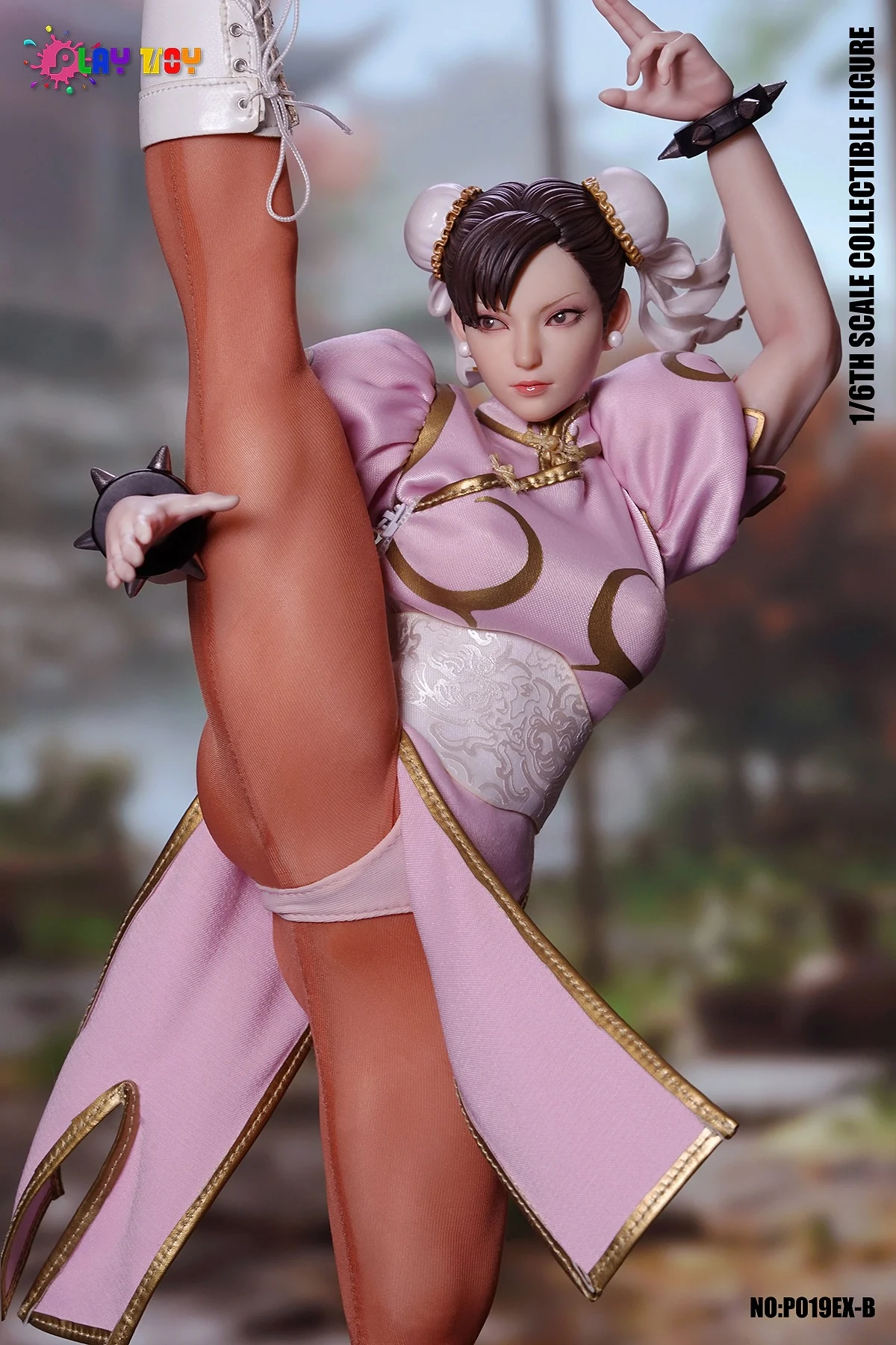 Combat Girl (Pink Qipao)