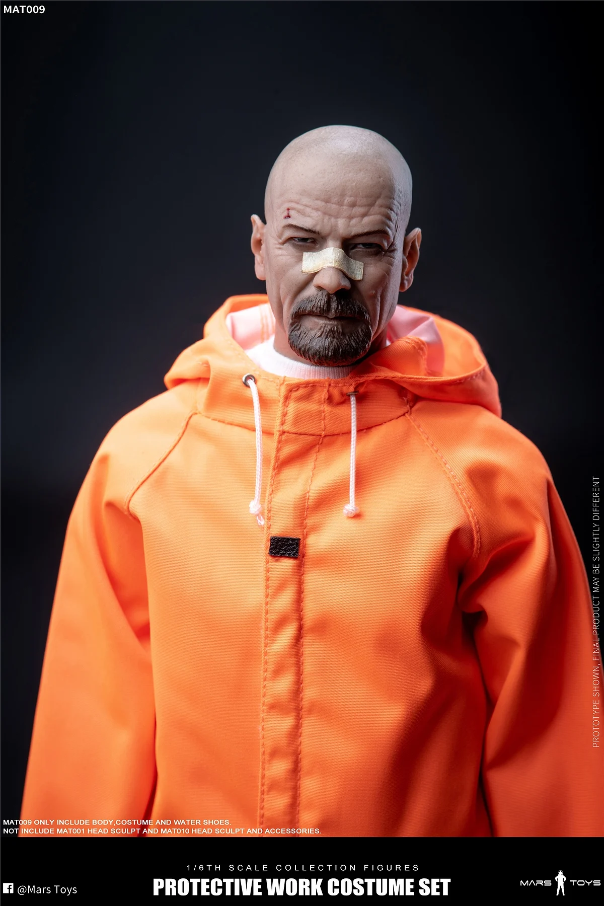 Orange Hazmat Suit Set (Walter White)
