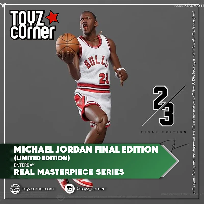 Michael Jordan (Final Home #23 White Jersey)