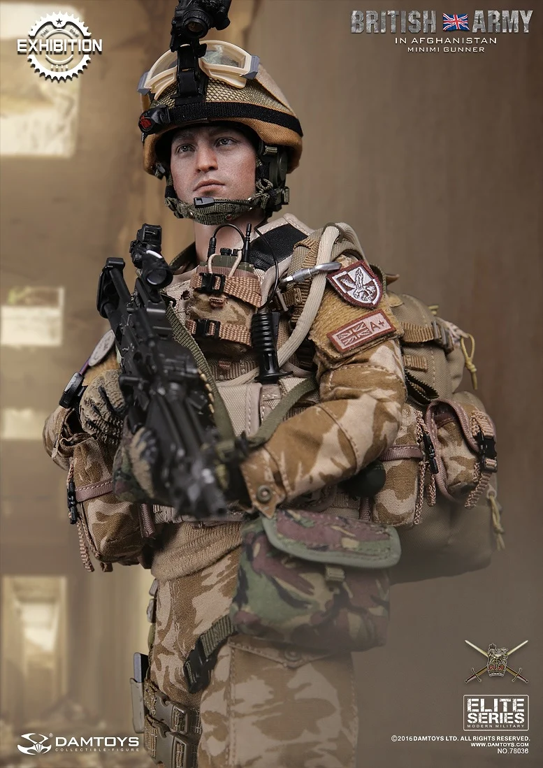British Army machine gunner (Afghanistan deployment, 2016 Exhibition Exclusive)