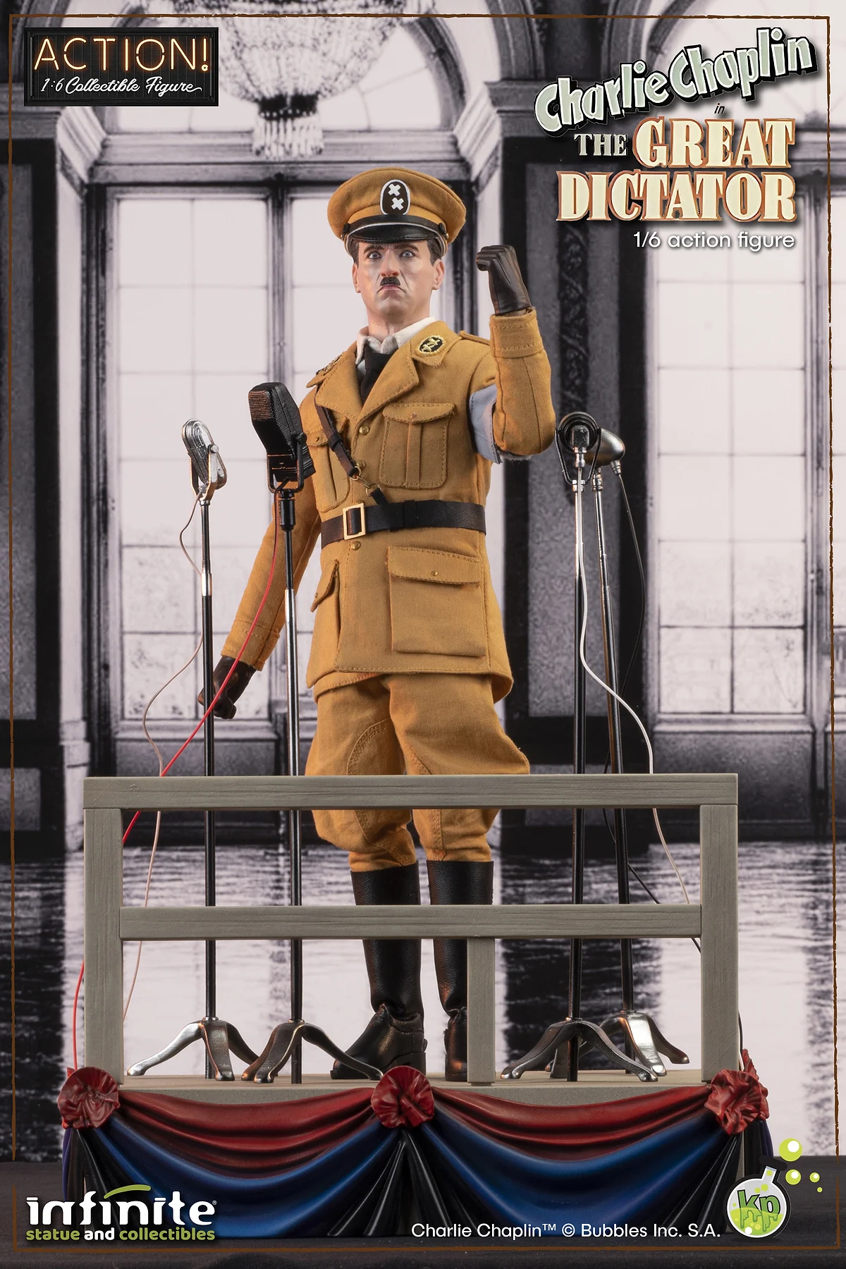 Charlie Chaplin as Adenoid Hynkel