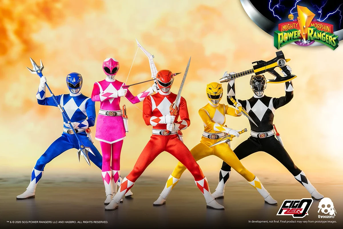 Mighty Morphin Power Rangers Pack of 6