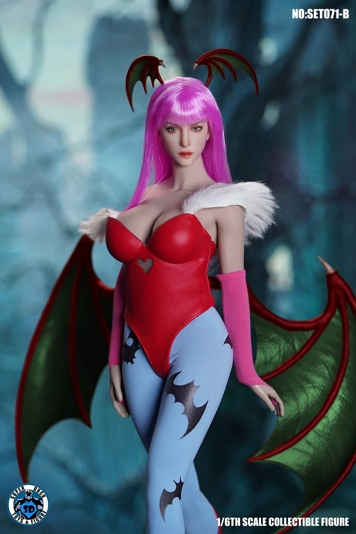 Goddess of Darkness (Morrigan Aensland, Red Version)