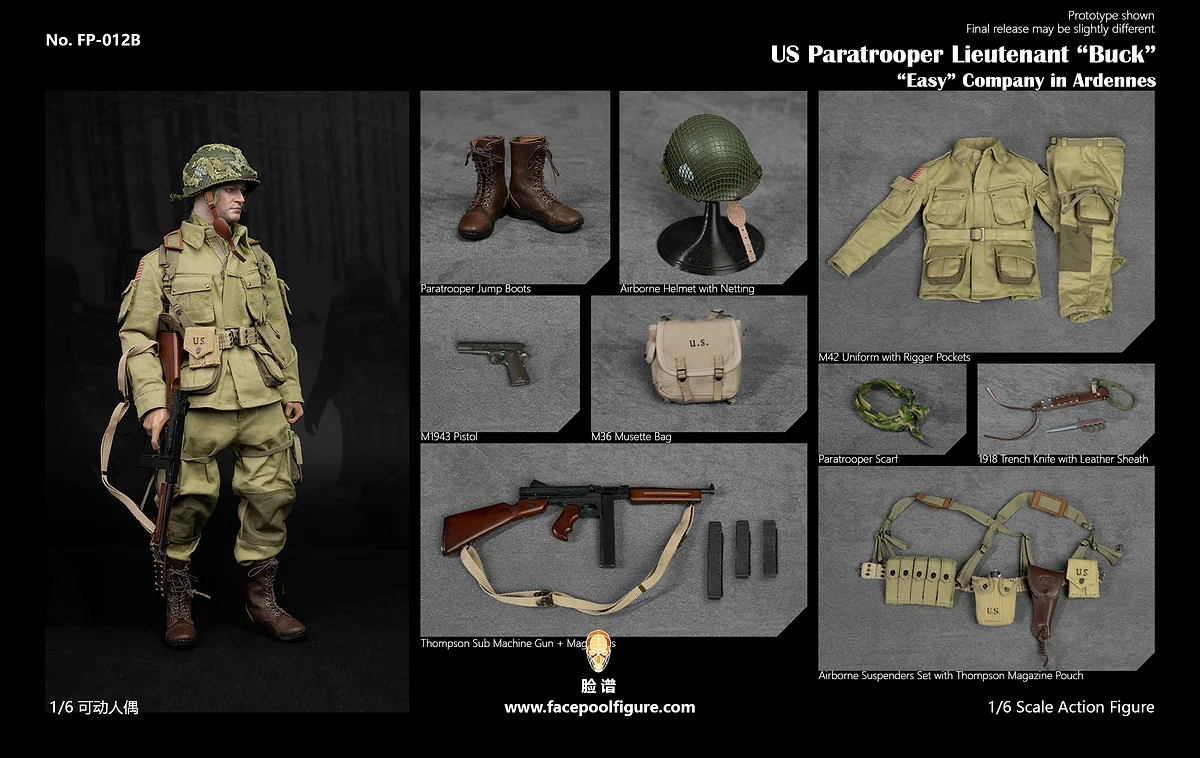US Paratrooper Lieutenant, E Company 506th (Jumper Version)