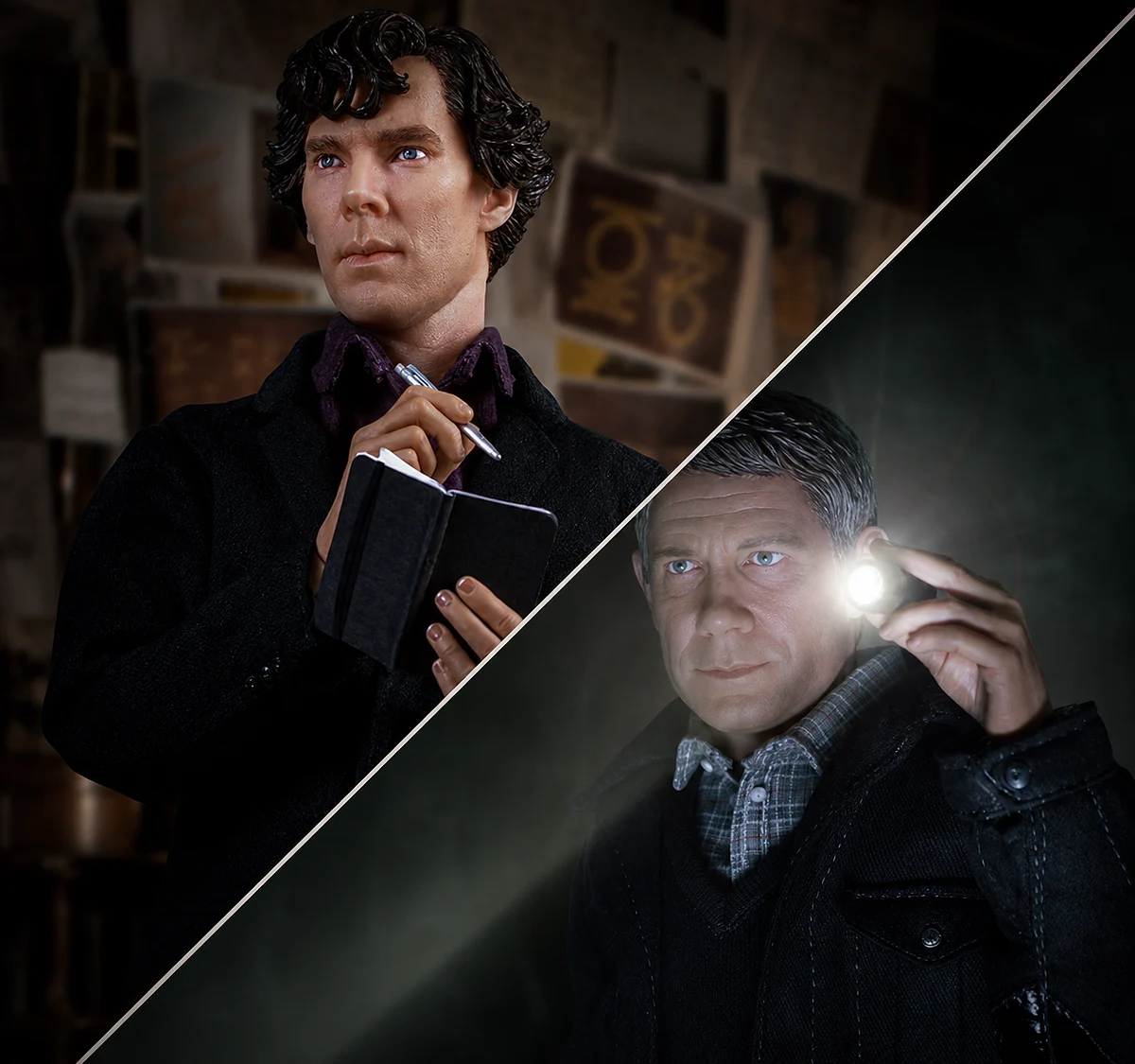 Sherlock Holmes & Dr. John Watson (Numbered Pair)