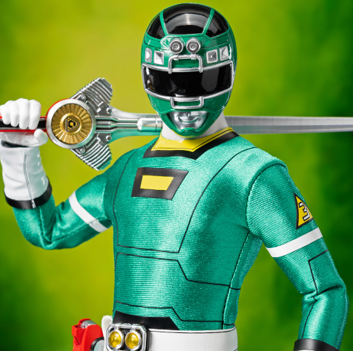 Green Turbo Power Ranger Sixth Scale Figure by Threezero