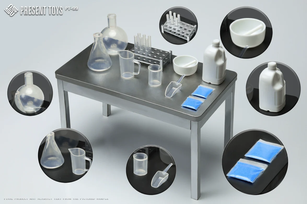 Toy Scenario Accessories (Meth Lab Chemistry Set)