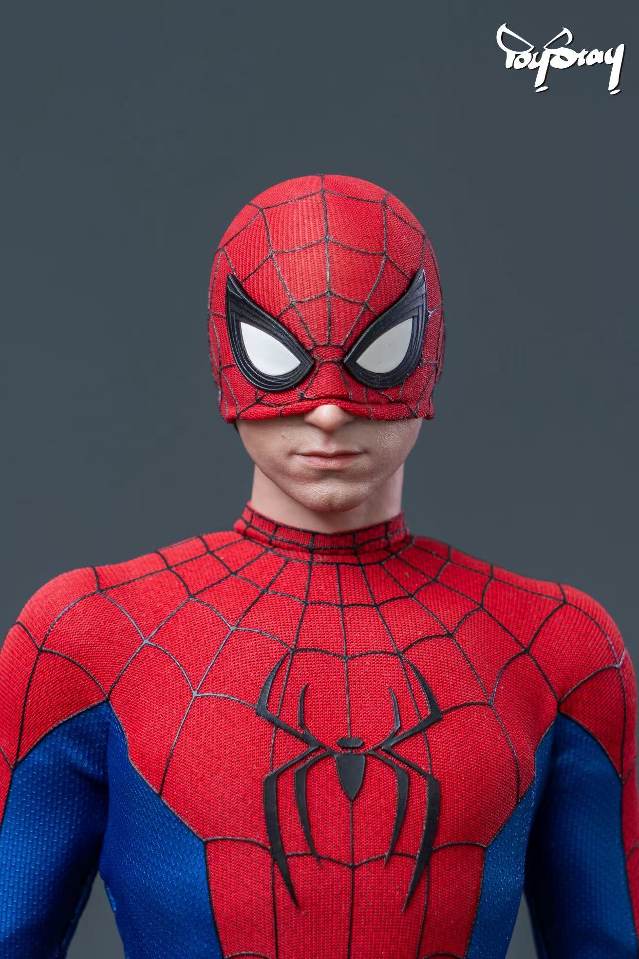 Spider-Man (Half-Mask / Partially Revealed Face Head Sculpt)