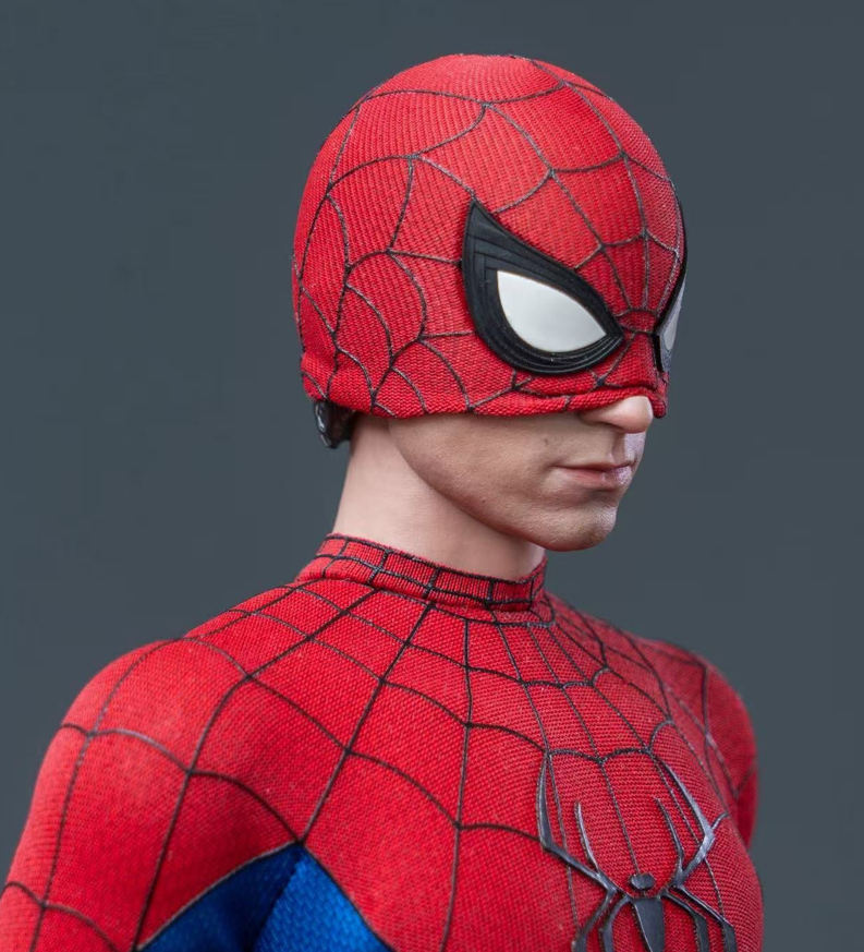 Spider-Man (Half-Mask / Partially Revealed Face Head Sculpt)