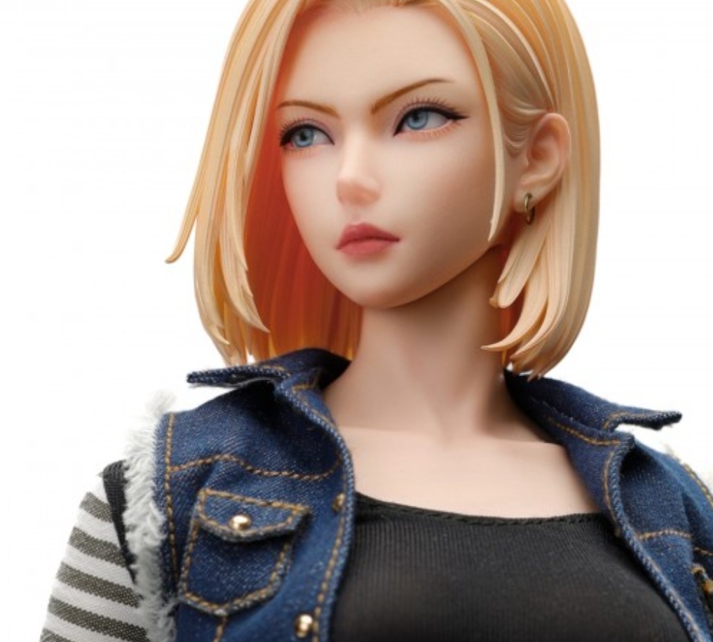 Cyborg Blonde Female Warrior (Android 18)