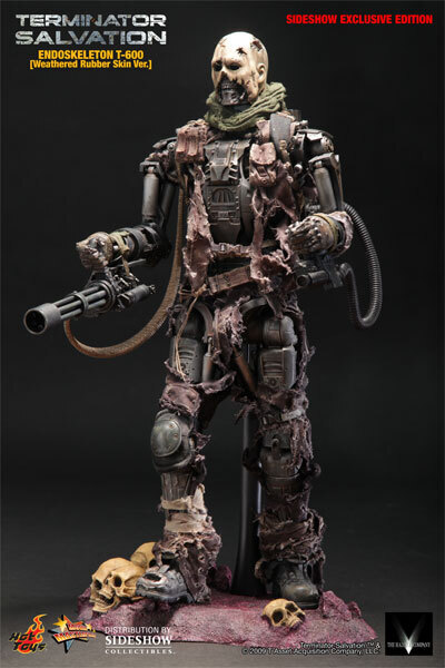 T-600 Endoskeleton (Weathered Rubber Skin)