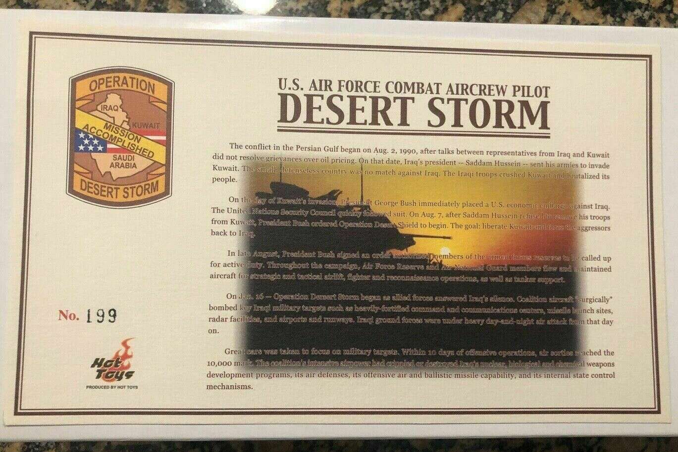 U.S. Air Force Combat Aircrew Pilot - Desert Storm