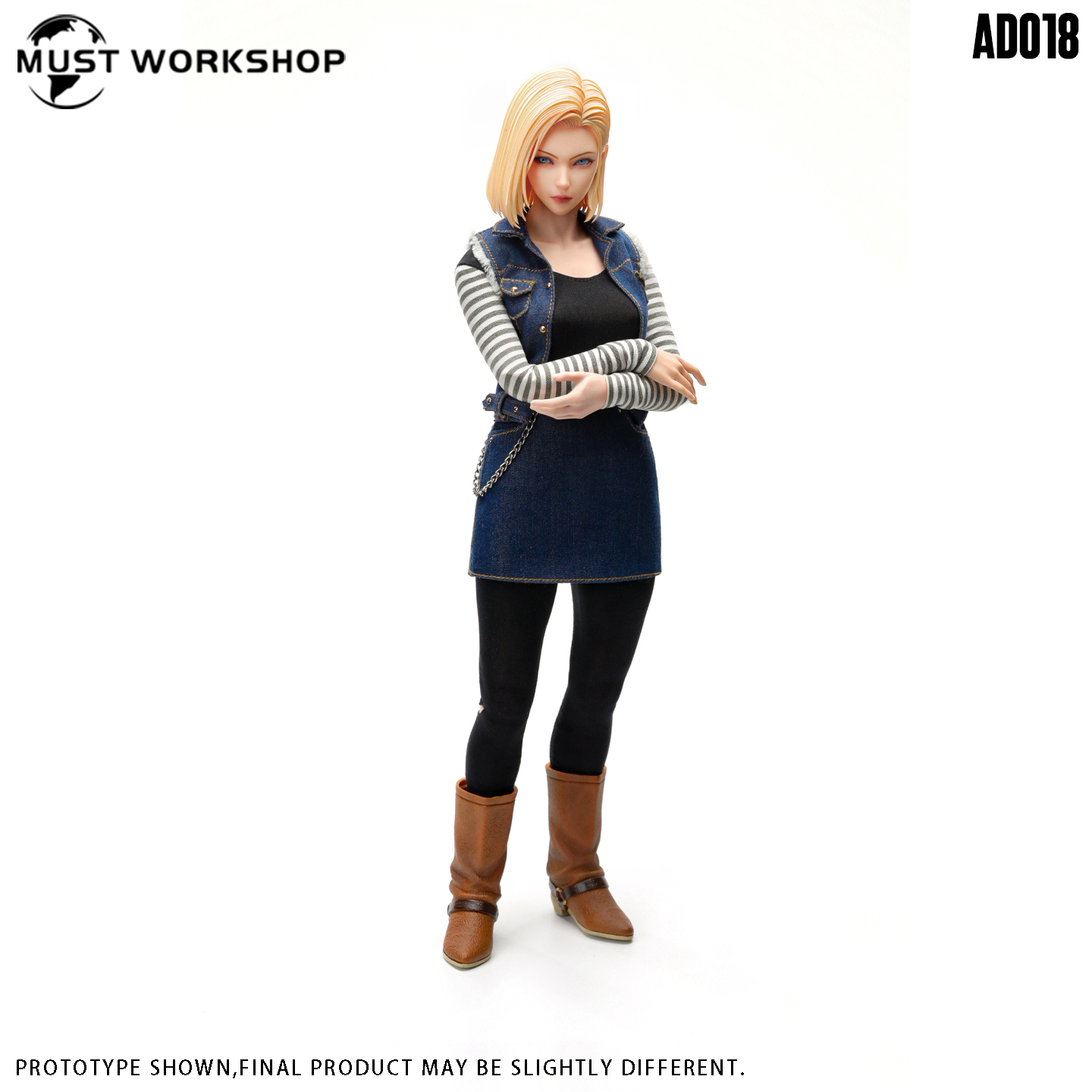 Cyborg Blonde Female Warrior (Android 18)